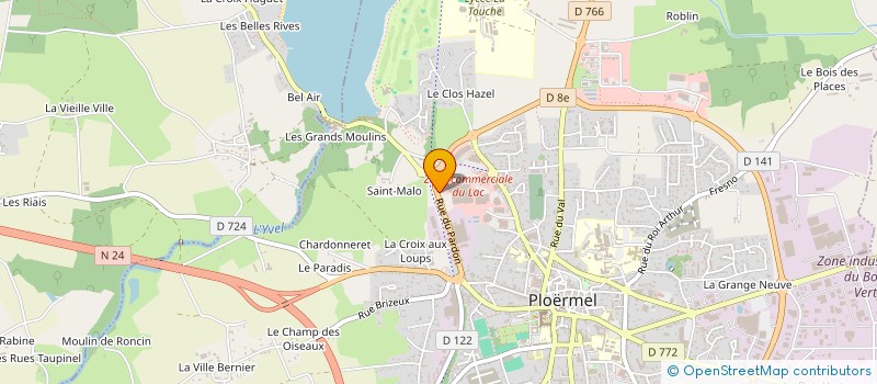 localisation de l'entreprise CHOUFFEUR IMMO  PLOERMEL