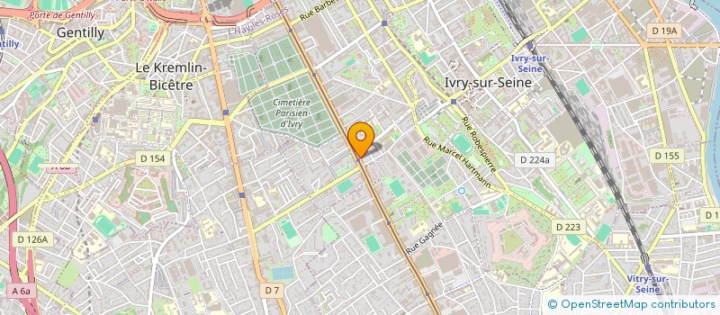 localisation de l'entreprise CHOUIGUI CONSEIL & LOGISTIQUE à IVRY-SUR-SEINE