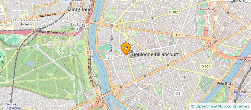 localisation de l'entreprise CHOUIOUKH à BOULOGNE-BILLANCOURT