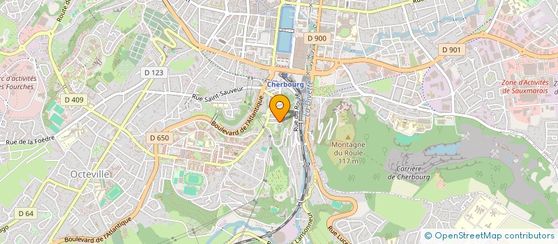 localisation de l'entreprise CHOUIPPE DP  CHERBOURG-EN-COTENTIN