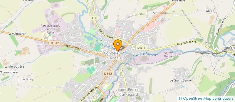 localisation de l'entreprise CHOUK & FOUQUES  CONDE-EN-NORMANDIE