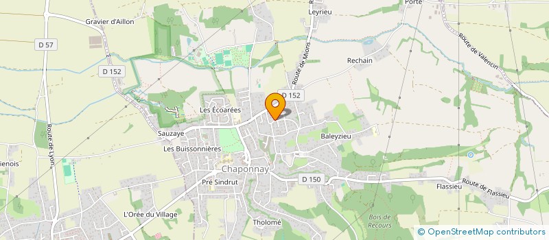 localisation de l'entreprise CHOUKA  CHAPONNAY