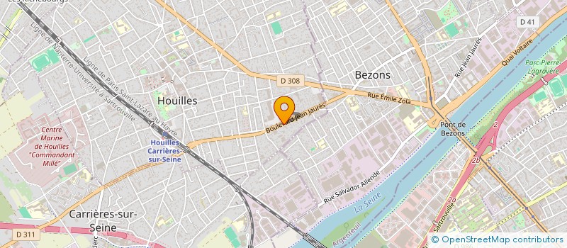 localisation de l'entreprise CHOUKRI AUTOMOBILES  HOUILLES