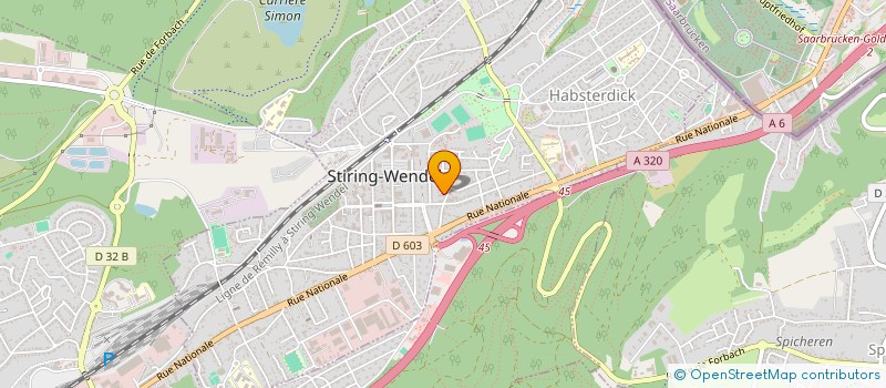 localisation de l'entreprise CHOULA  STIRING-WENDEL