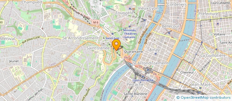 localisation de l'entreprise CHOULANS 99  LYON 5EME