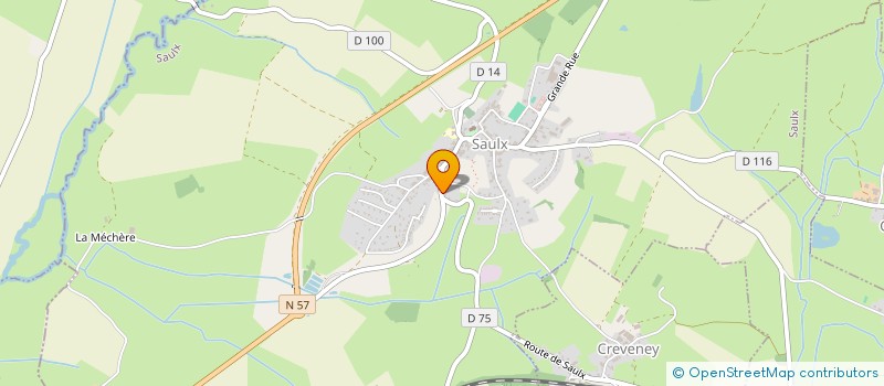 localisation de l'entreprise CHOULET IMMOBILIER  SAULX