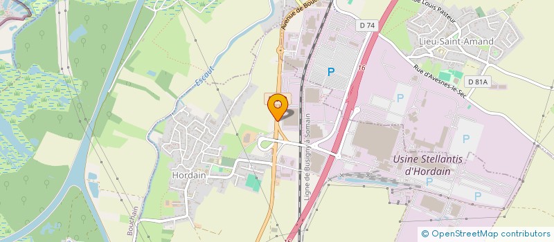 localisation de l'entreprise CHOULETTE EXPERIENCE  HORDAIN