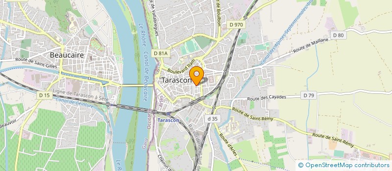 localisation de l'entreprise CHOULOU  TARASCON