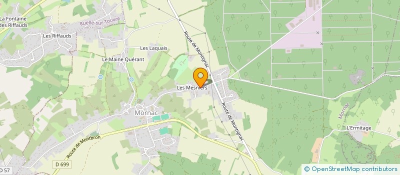 localisation de l'entreprise CHOULOU  MORNAC