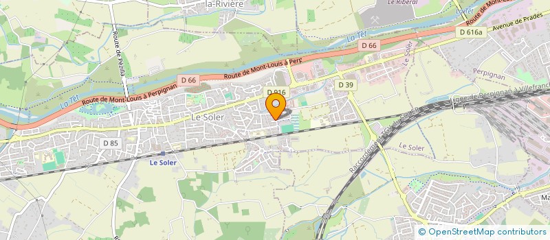 localisation de l'entreprise CHOULY  LE SOLER