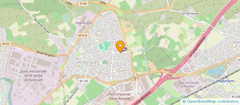 localisation de l'entreprise CHOUM à VENDARGUES