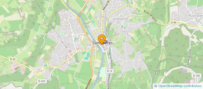 localisation de l'entreprise CHOUM COMPAGNIE  AUJARGUES