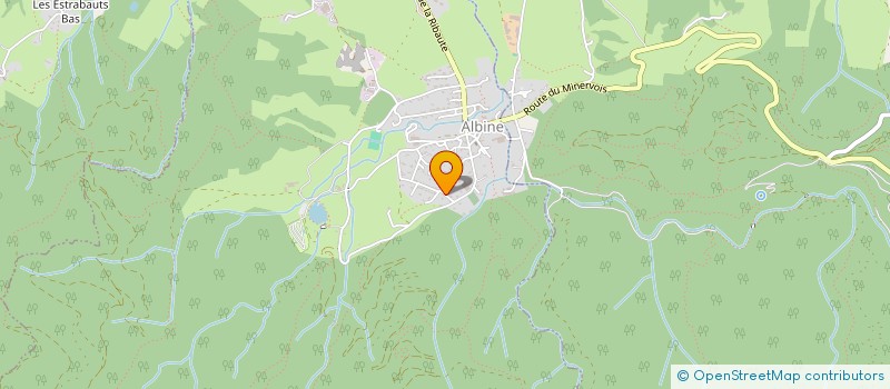 localisation de l'entreprise CHOUMAC & CIE  ALBINE