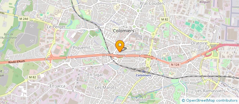 localisation de l'entreprise CHOUMAC INGENIERIE à COLOMIERS