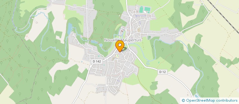 localisation de l'entreprise CHOUMANE  NOUAILLE-MAUPERTUIS