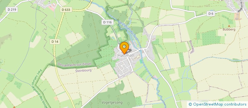 localisation de l'entreprise CHOUMEY  HATTMATT