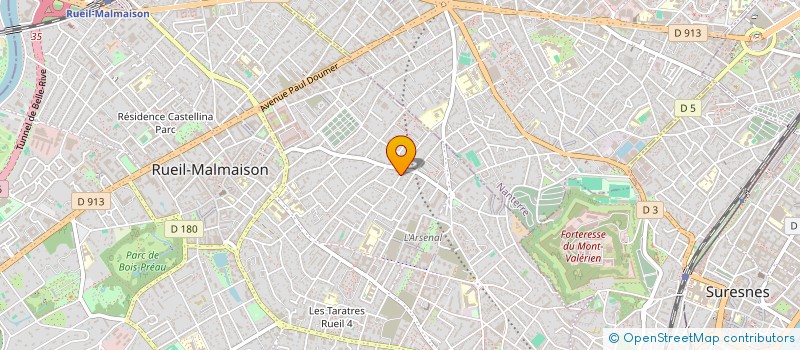 localisation de l'entreprise CHOUMIERE à RUEIL-MALMAISON