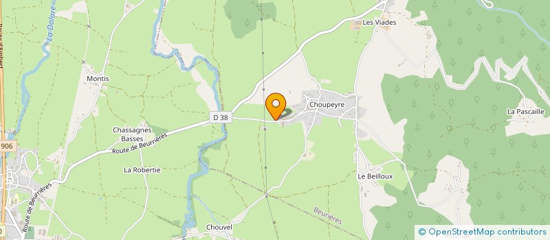 localisation de l'entreprise CHOUP'POPULAIRE  BEURIERES