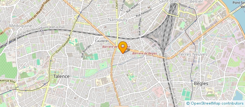 localisation de l'entreprise CHOUPA  BORDEAUX