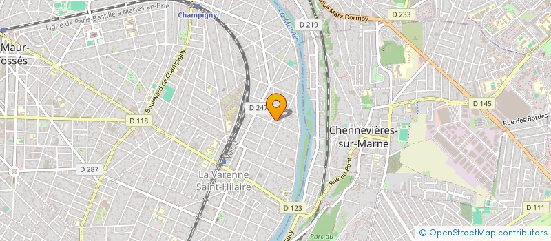 localisation de l'entreprise CHOUPA à SAINT-MAUR-DES-FOSSES