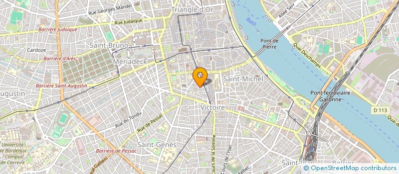 localisation de l'entreprise CHOUPA-CHOUPE  BORDEAUX