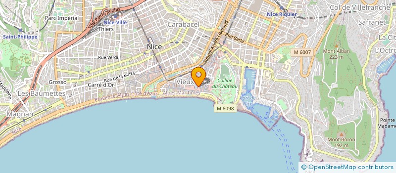 localisation de l'entreprise CHOUPETTE à NICE