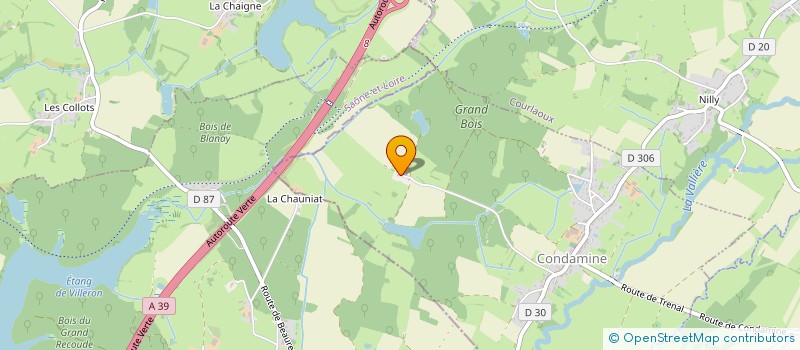 localisation de l'entreprise CHOUPETTE  CONDAMINE