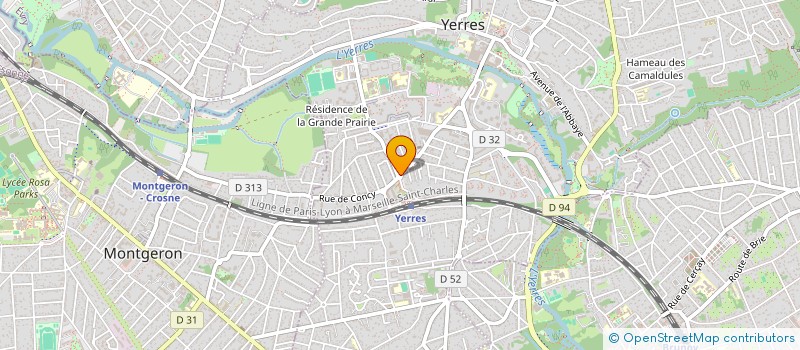 localisation de l'entreprise CHOUPI CORP  YERRES