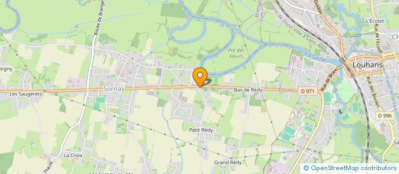 localisation de l'entreprise CHOUPIE 71  SORNAY