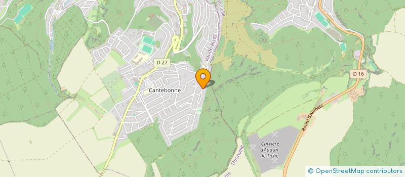 localisation de l'entreprise CHOUPINETTE  VILLERUPT