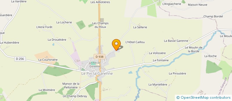 localisation de l'entreprise CHOUPINETTE à LE PIN-LA-GARENNE