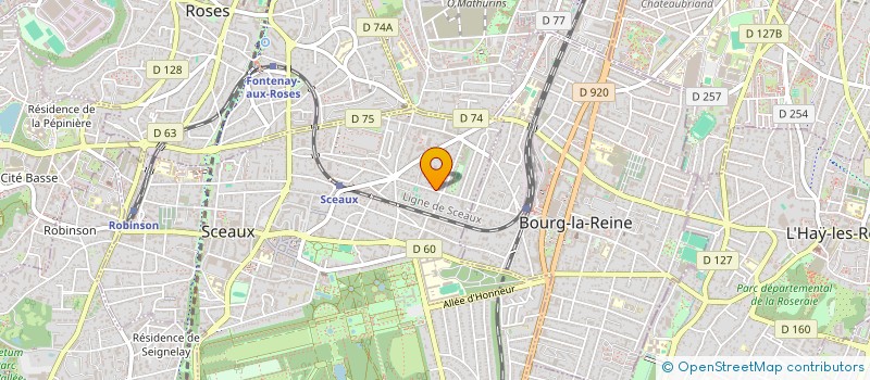 localisation de l'entreprise CHOUPIS à SCEAUX