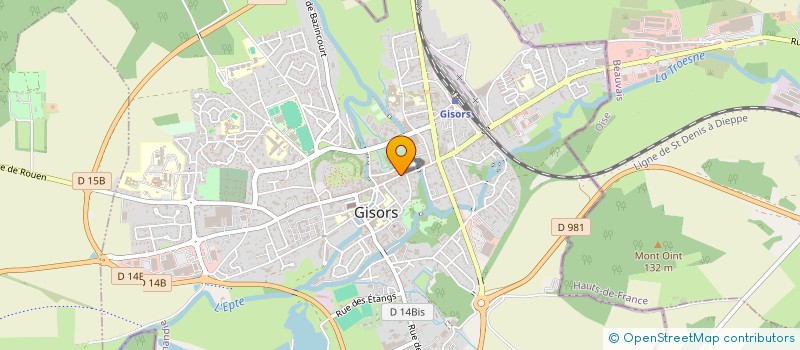 localisation de l'entreprise CHOUPITOS  GISORS