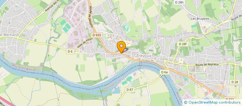 localisation de l'entreprise CHOUQ'IMMO  TREVOUX