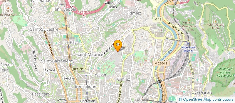 localisation de l'entreprise CHOUQUETTE à NICE
