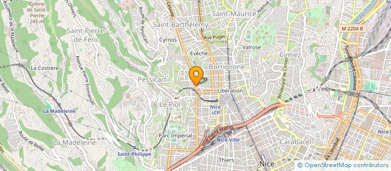 localisation de l'entreprise CHOUQUETTE à NICE
