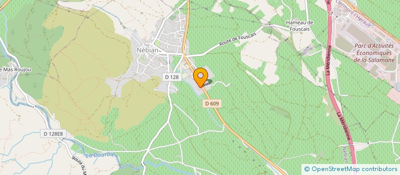 localisation de l'entreprise CHOUQUETTE  NEBIAN