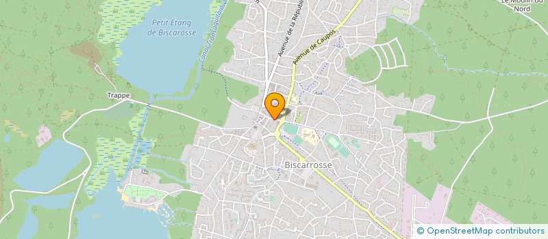 localisation de l'entreprise CHOUQUETTE ET COMPAGNIE  BISCARROSSE