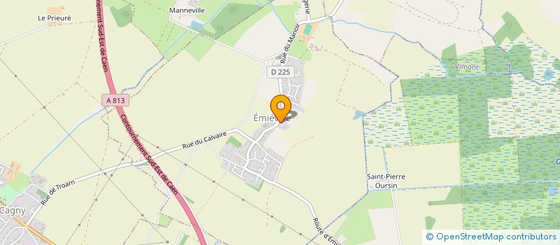 localisation de l'entreprise CHOUQUETTES  EMIEVILLE