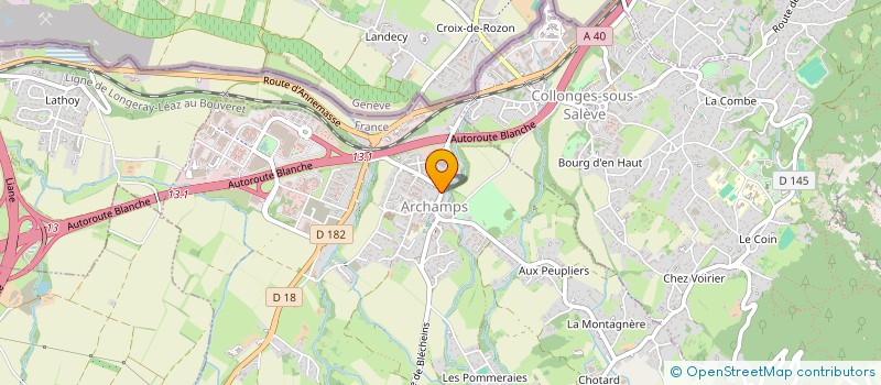 localisation de l'entreprise CHOUQUICAPITAL  ARCHAMPS