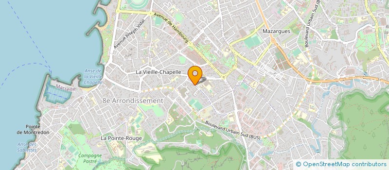 localisation de l'entreprise CHOURFI à MARSEILLE