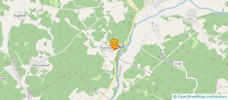 localisation de l'entreprise CHOURY SAS  SAVIGNAC-LES-EGLISES