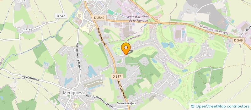 localisation de l'entreprise CHOUYA  MERIGNIES