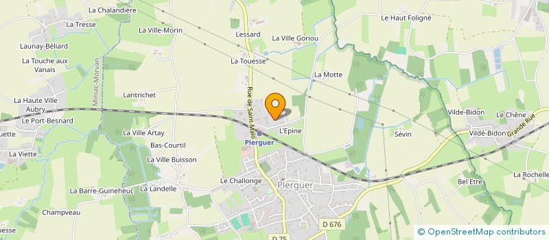 localisation de l'entreprise CHOUZENOUX  PLERGUER