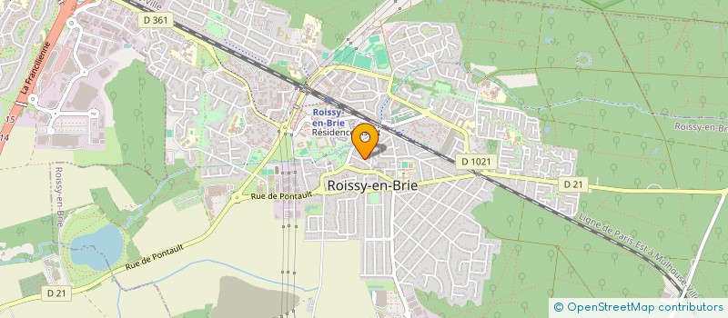 localisation de l'entreprise CHOVAIN FRANCE à ROISSY-EN-BRIE