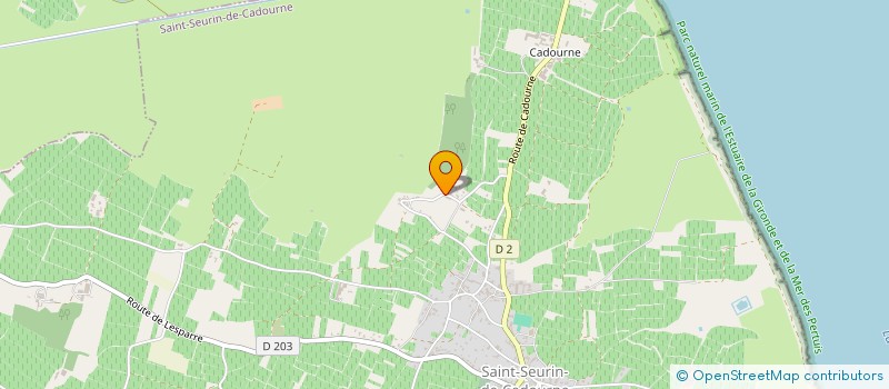 localisation de l'entreprise CHOVEAU TONY  SAINT-SEURIN-DE-CADOURNE