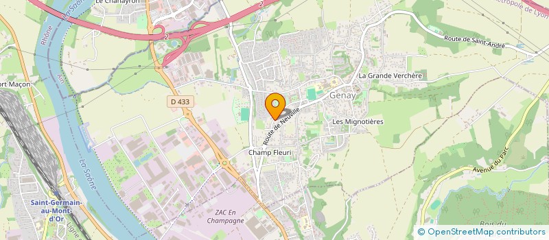 localisation de l'entreprise CHOWAN  GENAY