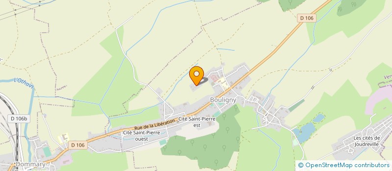 localisation de l'entreprise CHOZALSKI à BOULIGNY