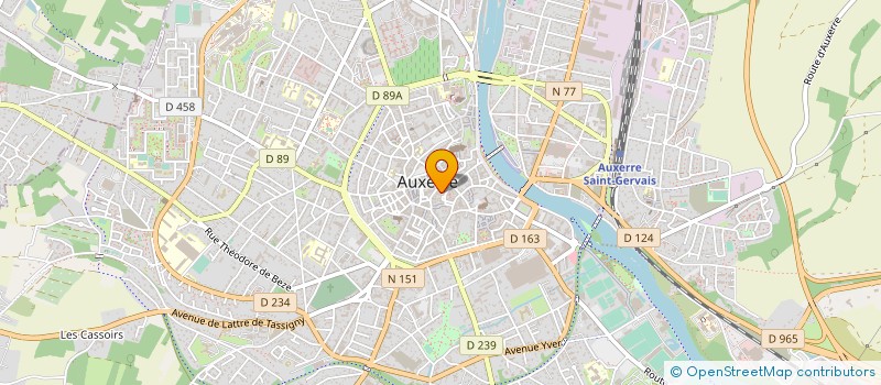 localisation de l'entreprise CHOZIDOV à AUXERRE