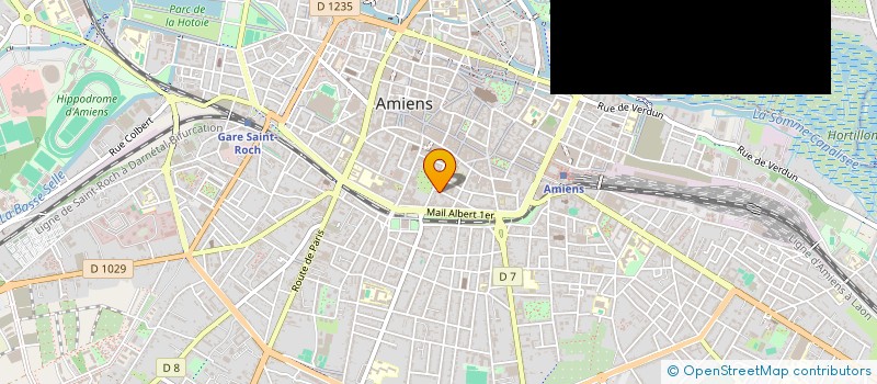 localisation de l'entreprise CHP INVESTISSEMENTS  AMIENS